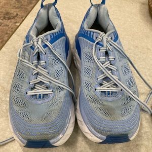Hoka Blue Bondi Shoes